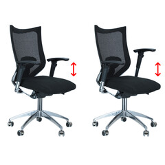 Scaun de birou ergonomic, portocaliu