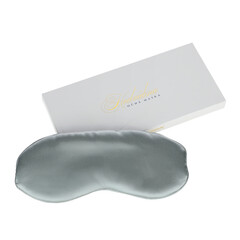 Mască de ochi cu încălzire, argintie - tehnologie grafen