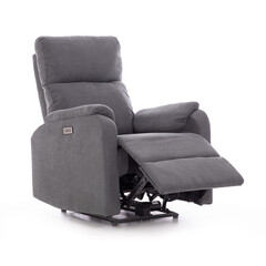 Fotoliu de relaxare COMFORT, material antracit