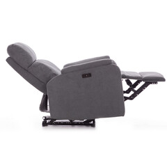 Fotoliu de relaxare COMFORT, material antracit