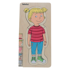 Puzzle stratificat Body puzzle Girl - Beleduc