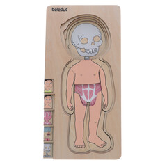 Puzzle stratificat Body puzzle Boy - Beleduc