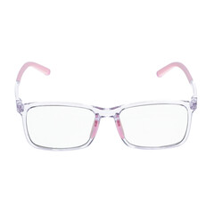 Ochelari anti-lumină albastră pentru copii roz UNIZDRAV + carcasă, geantă și set de testare