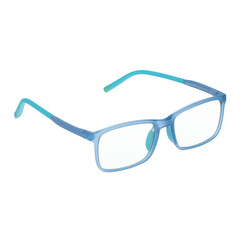 Ochelari anti-lumină albastră pentru copii albastri UNIZDRAV + carcasă, geantă și set de testare