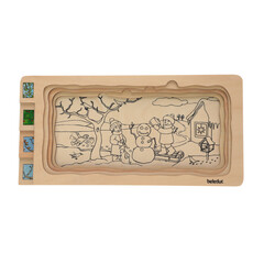Puzzle educativ 4 anotimpuri de la Beleduc