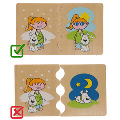 Puzzle educaționale Cognito – Opposites de la Beleduc