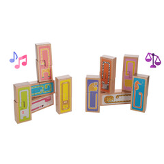 Joc didactic și puzzle 2 în 1 Humanico Emoții de la Beleduc