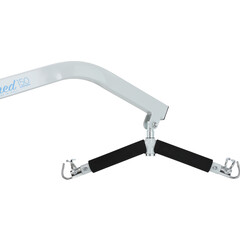 Dispozitiv electric de ridicare pacienți - FĂRĂ SLING, ROȚI UȘOR MURDARE, ZGÂRIETURI PE CONSTRUCȚIE