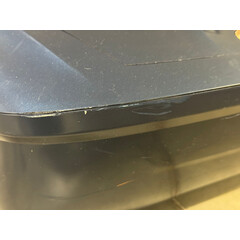 Fotoliu electric de masaj LUX 4D MASSAGER, albastru/auriu