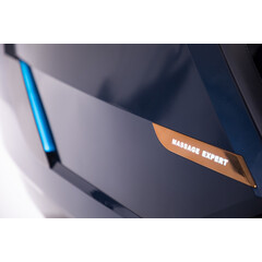 Scaun de masaj electric LUX 4D MASSAGER, albastru-auriu (Produs folosit)