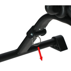 Bicicletă cu pedale TEMPO, neagră