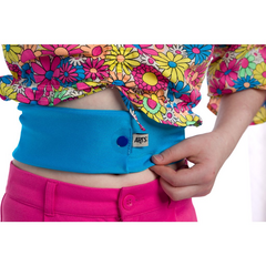 Centură Dia pentru pompa de insulină opacă, albastră