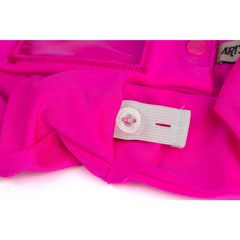 Centură Dia pentru pompa de insulina cu decupaj tip fereastră, roz închis