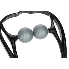 Instrument de masaj pentru gât și coloana cervicală cu 2 capete