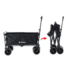 Carucior de transport pliabil UNIZDRAV  cu o capacitate de încărcare suplimentară de până la 150 kg