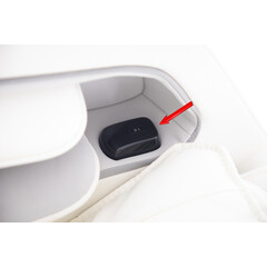 Scaun electric de masaj Prestige 3D MASSAGER cu ionizator de aer, alb