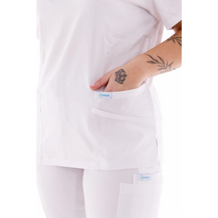 Bluză medicală damă Unidress Comfort, albă