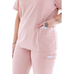 Bluză medicală damă Unidress Basic, pudră