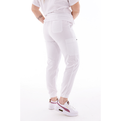 Pantaloni medicali damă Unidress Comfort, alb