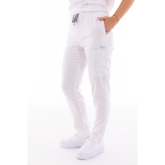 Pantaloni medicali damă Unidress Basic, alb