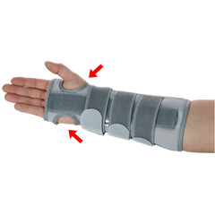 Orteză pentru încheietura mâinii cu întărire