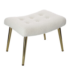 Fotoliu de relaxare cu taburet Gold Luxury