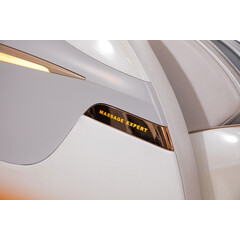 Fotoliu electric de masaj ProLux 4D MASSAGER cu ionizator de aer, alb