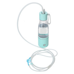 Sticlă pentru producerea apei cu hidrogen, turcoaz