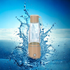 Sticlă pentru producerea apei cu hidrogen, bronz