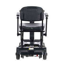 Scaun cu rotile pliabil COMPACT pentru seniori cu baterie litiu