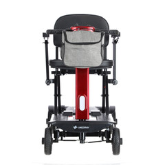 Scaun cu rotile pliabil COMPACT pentru seniori cu baterie litiu