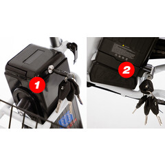 Tricicletă electrică Tornado ZTECH, argintie