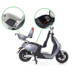 Scuter electric UNIZDRAV e-City cu o autonomie de 60 km