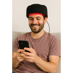 Cască de regenerare cu terapie LED