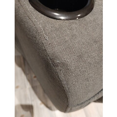 Scaun de relaxare rabatabil, țesătură antracit - URME DE UZURĂ