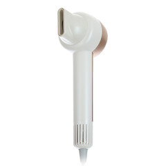 Uscător de păr cu ionizator de aer, alb-auriu