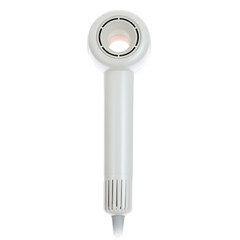 Uscător de păr cu ionizator de aer, alb-auriu