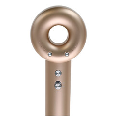 Uscător de păr cu ionizator de aer, alb-auriu