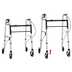 Cadru de mers pliabil cu roți