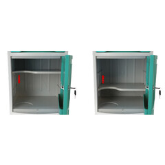 Noptieră MEDIK din plastic, mentă