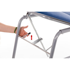 Pat de examinare, albastru