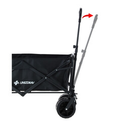 Carucior de transport pliabil UNIZDRAV  cu o capacitate de încărcare suplimentară de până la 150 kg - ARTICOL EXPUS