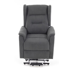 Fotoliu de masaj rabatabil COMFORT+, material textil antracit