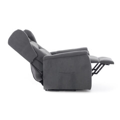 Fotoliu de masaj rabatabil COMFORT+, material textil antracit