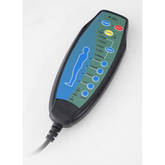 Fotoliu de masaj rabatabil COMFORT+, material textil antracit