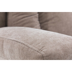 Fotoliu relaxant rabatabil, material textil bej închis