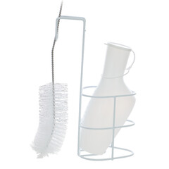 Sticlă de urină cu suport și perie