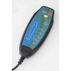 Fotoliu relaxant COMFORT cu funcție de masaj și încălzire, material textil antracit