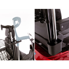 Suport pentru cârjă și baston pentru scutere electrice