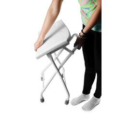 Scaun de duș pliabil UNIZDRAV